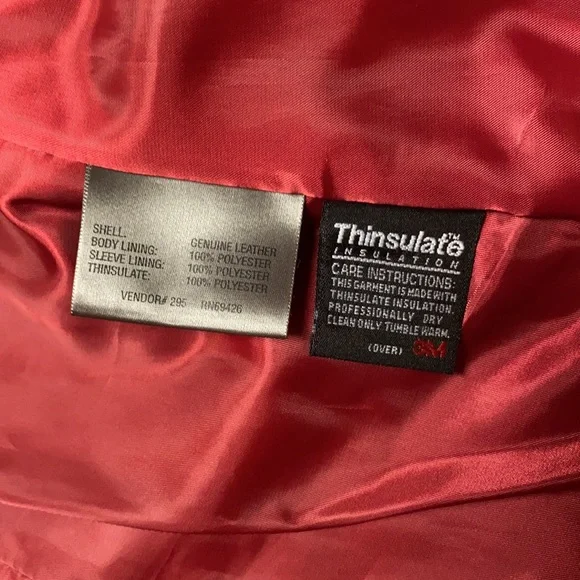 Vintage 90s Lined Belted Genuine Leather Jacket Trench Coat - Picture 5 of 8